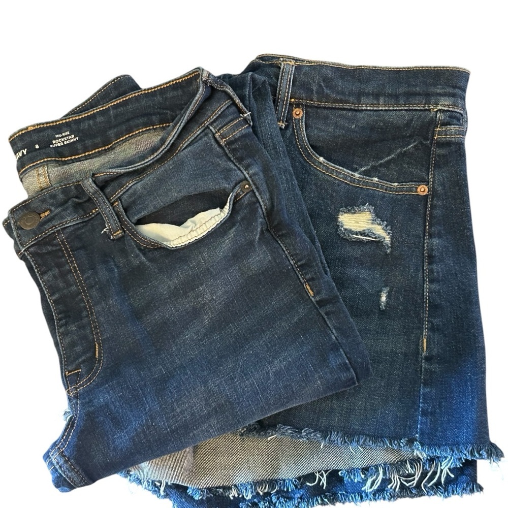 Size 8 Jeans Bundle Pants Shorts Trendy Durable